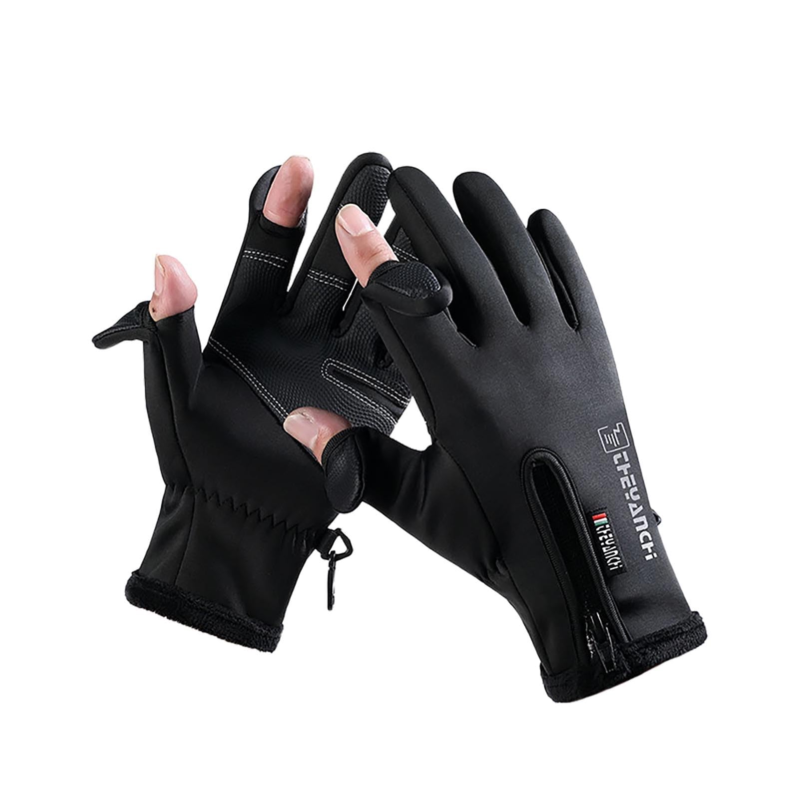 Mens Warm Work Gloves Womens Winter Running Gloves Touchscreen Ski Glove Cold Weather Gear for Cycling Working