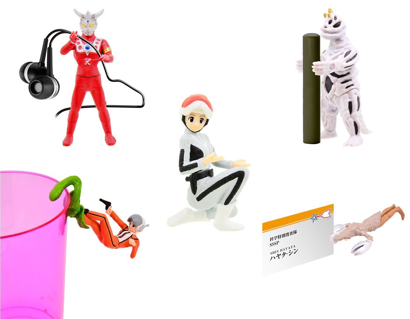 Amazon | ガシャポン デスクトップ ウルトラマン 全5種セット