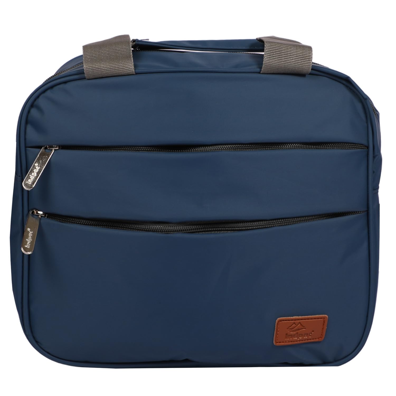 indpac Hyora Fabrics Navy Men`s Sling Bag with Polyster Lining (27.94x24.13x8.89cm)-picture-34