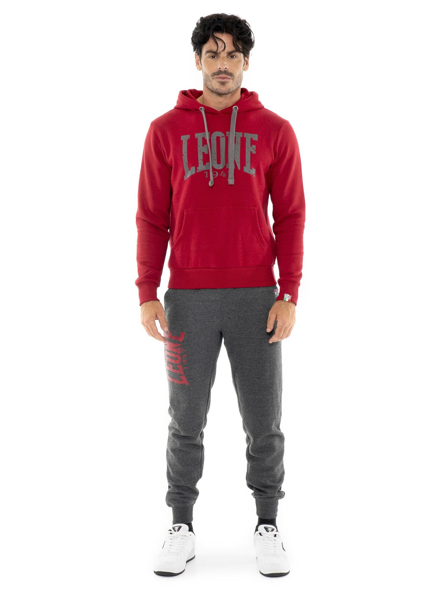 Survêtement d'hiver homme Leone Basic Vintage ensemble à capuche