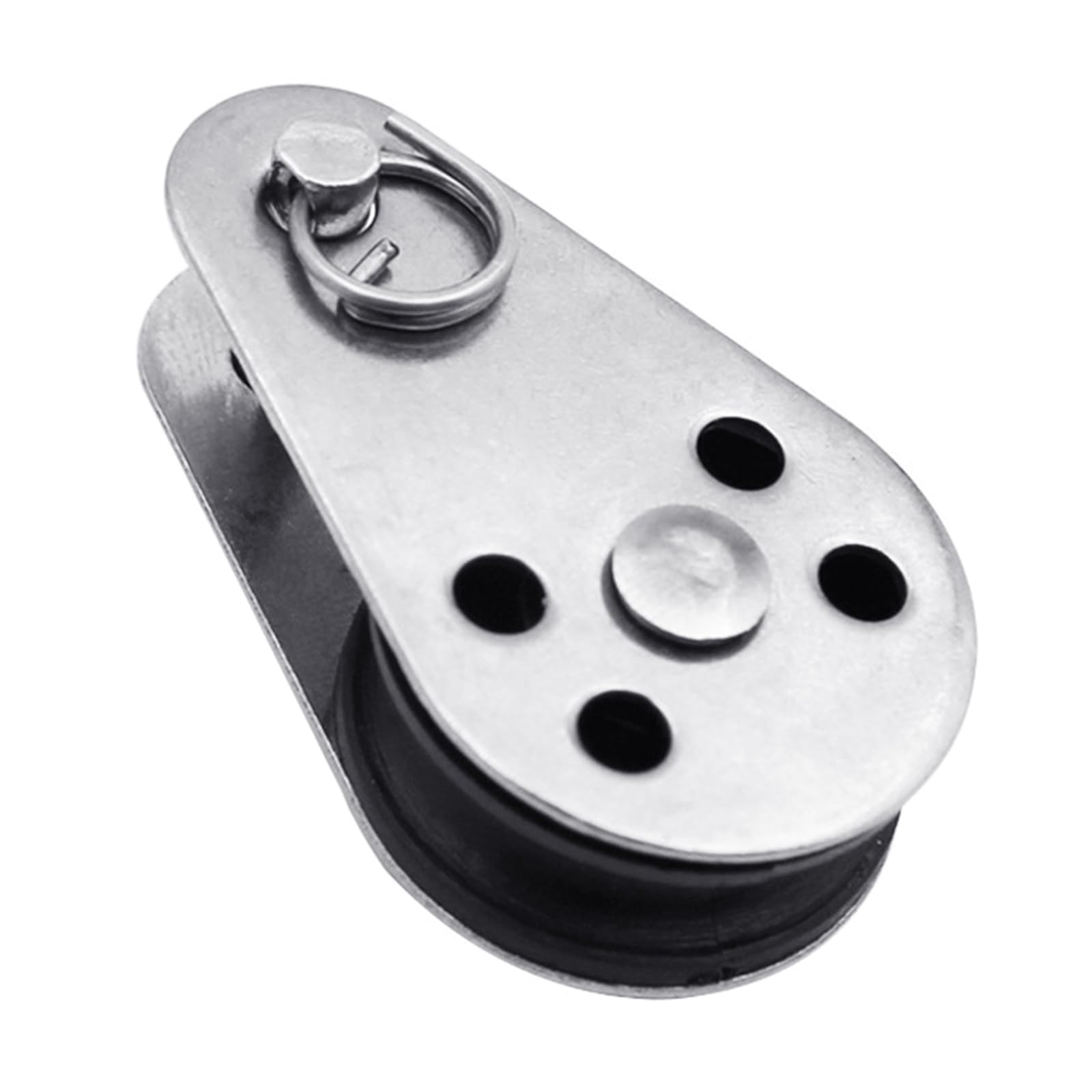 Kaeltsyn 1 Piece Set Duty Nylon And Nonrust Steel Pulley Camping Gear Rolling For Flagpole Sailboats And Camping Gear Multipurpose Lifting
