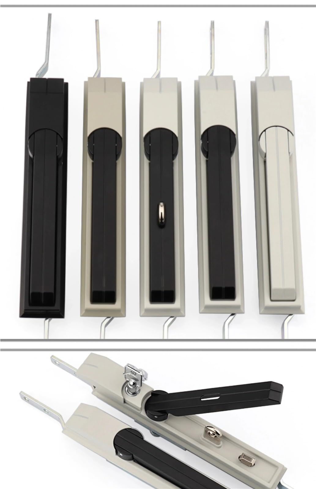 Sxolcoufoh B Ms830-1 Connecting Rod Lock With Heaven And Earth Rod Electrical Cabinet Lock 1Pcs(B)