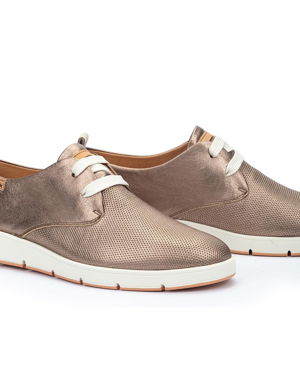 Pikolinos Madrid Zapatos Cordones Mujer | en Cuero | Suela Extraligera
