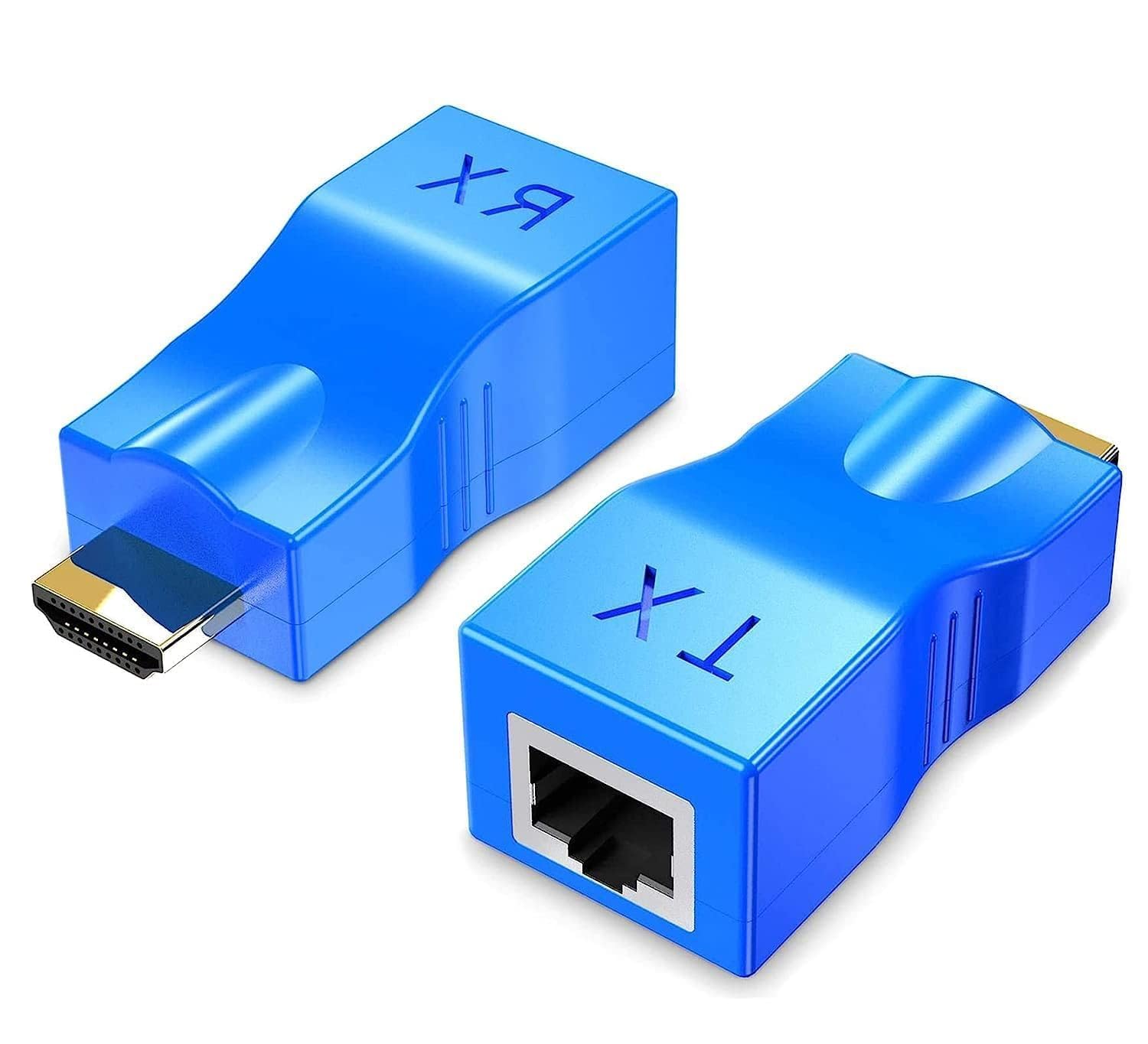 Microware 30 Meter HDMI Extender Over Ethernet Network Lan RJ45 Cat5e Cat6 Cable Repeater-image-18
