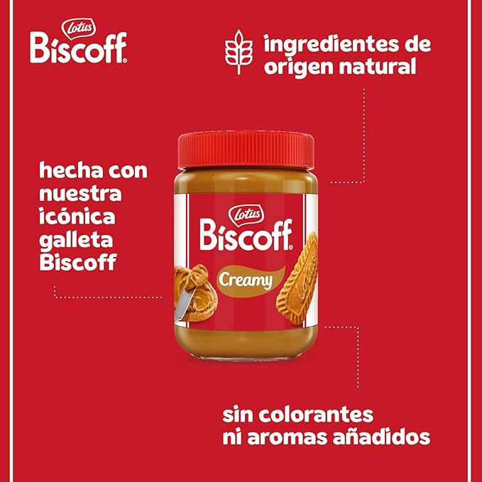 Untable de Galleta Lotus Biscoff, Caramelo, 400 g miniatura 4