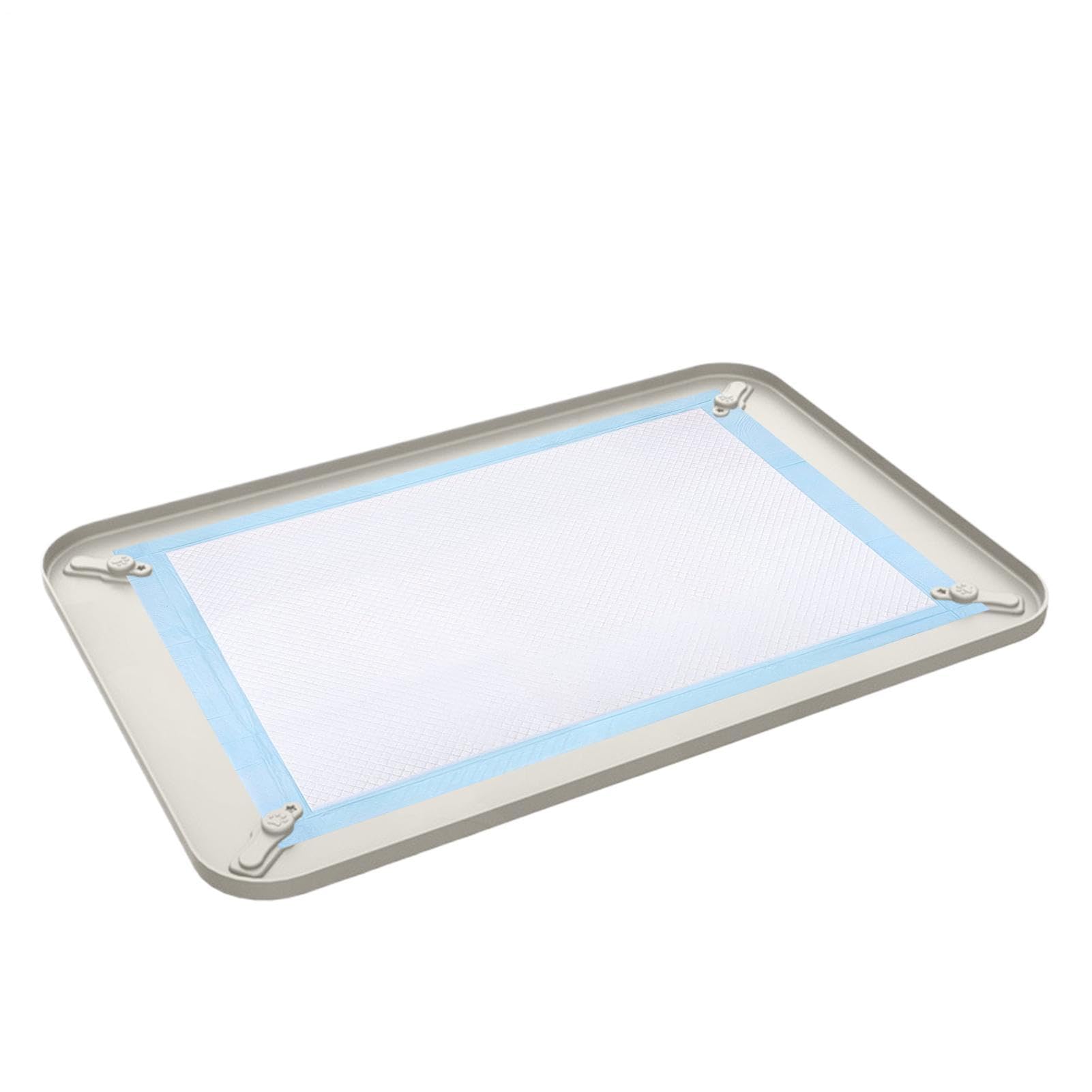 Tapis de propreté pour chien étanche avec support de tapis en silicone