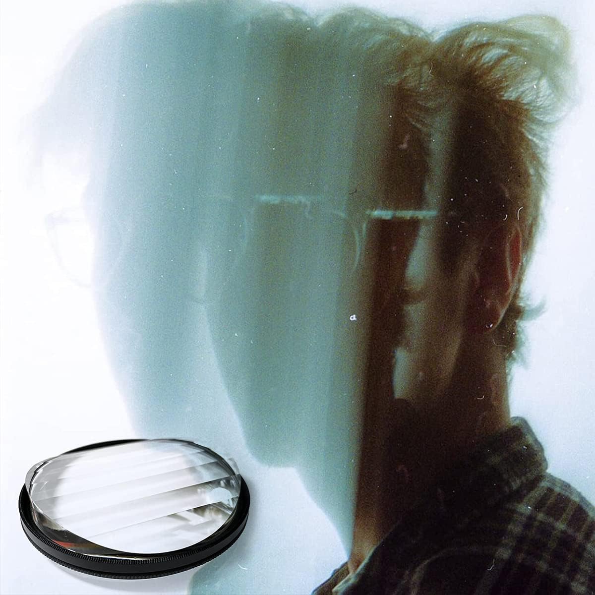 Fractal Photography Linear Filters 77mm Camera Lens Effect Filters, Camera Accessories with Fractal Refraction and Variable Number of Subjects