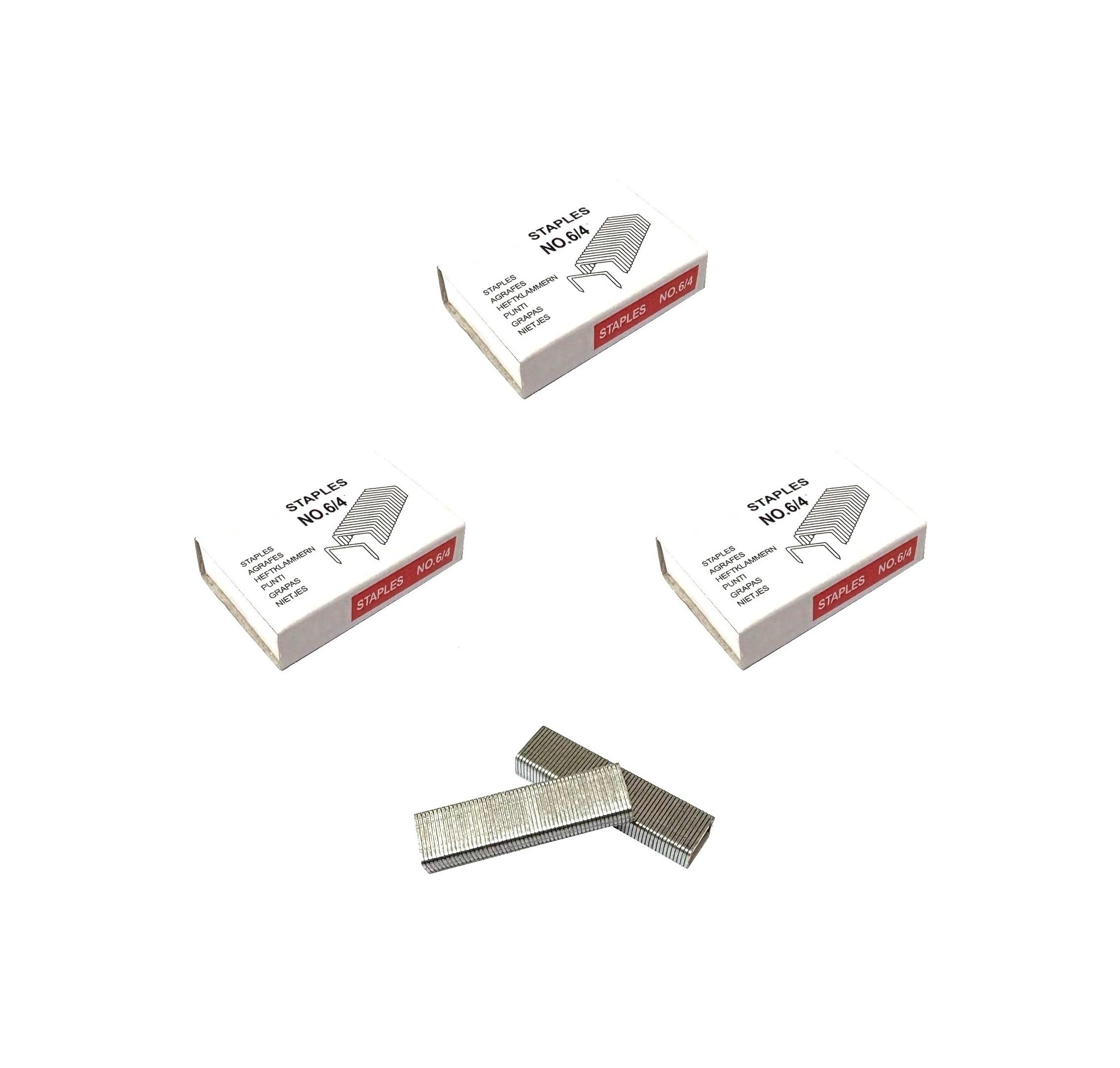 Pacco da 3000 Spillette in Formato 6/4 in Acciaio Resistente per Spillatrici