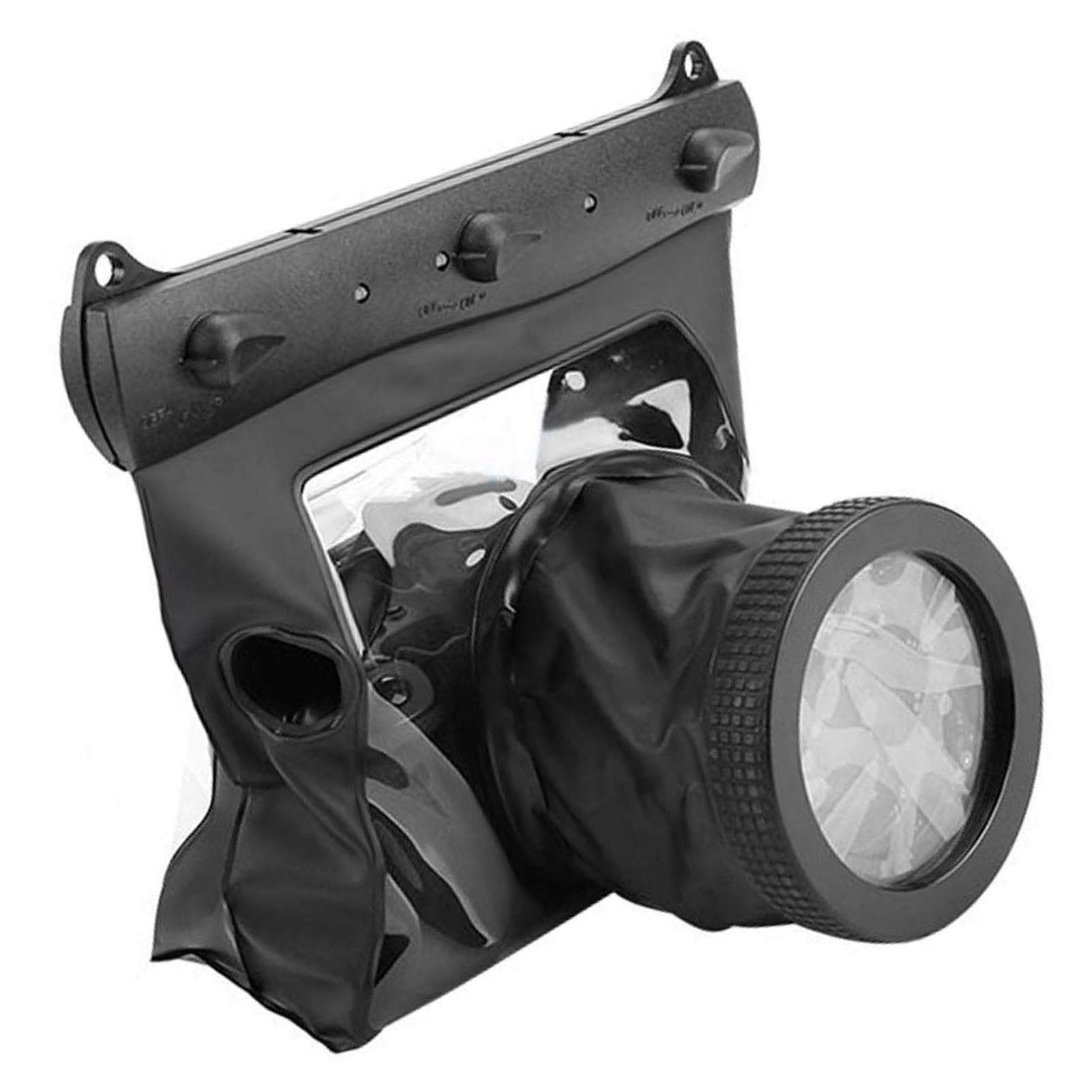 Custodia subacquea per fotocamera Custodia impermeabile per fotocamera Borsa impermeabile da 20 m per fotocamere Custodia per fotocamera subacquea (Black)