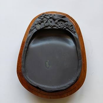 書道具 端渓硯 梅鶯紋硯 中国美術 最高級硯 中国硯 梅にうぐいす 中国古美術 端渓 Amazon.co.jp: 書