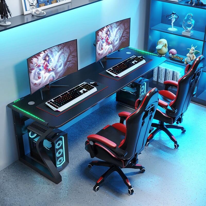 Sedia Gaming Economica Con Poggiapiedi - Gamer Rossa, Regolabile Con Cuscini Lombari E Poggiatesta - Foto 9