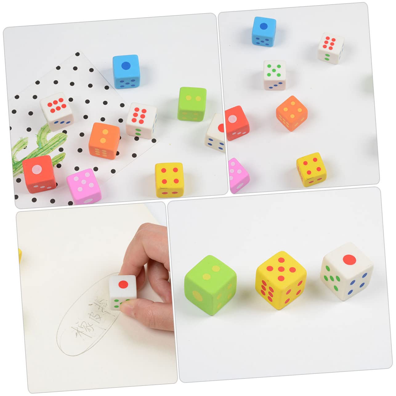 TOYANDONA 54sätze Cartoon Mädchen Radiergummi Würfel Radiergummis Für Malzimmer Dekoration Bunte Für Schüler Für Klassenzimmer Und Partys