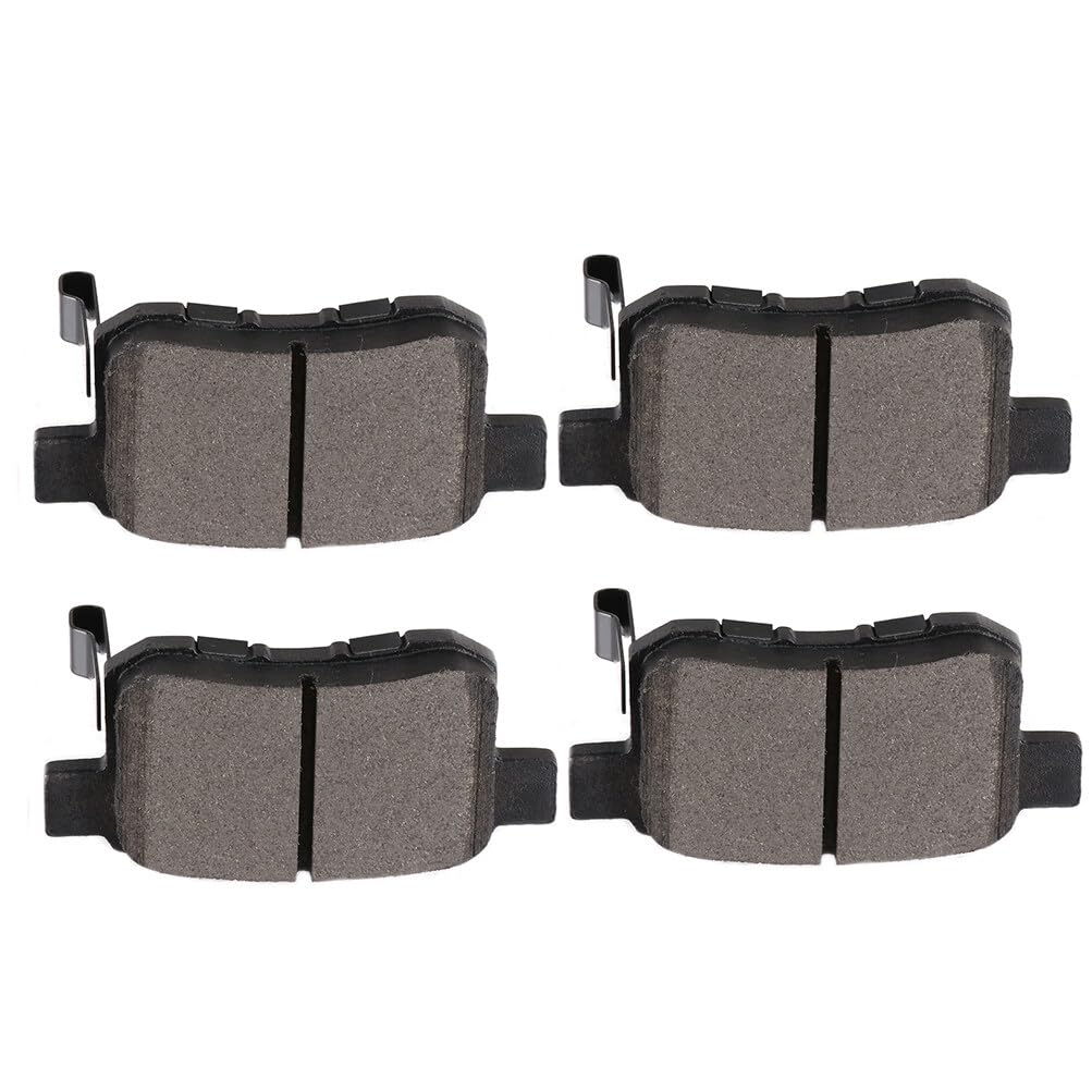cciyu D1451 Rear Semi-Metallic Disc Brake Pads Kit For Acura TSX 2009-2010,For Honda For Accord 2008-2012 4PCS
