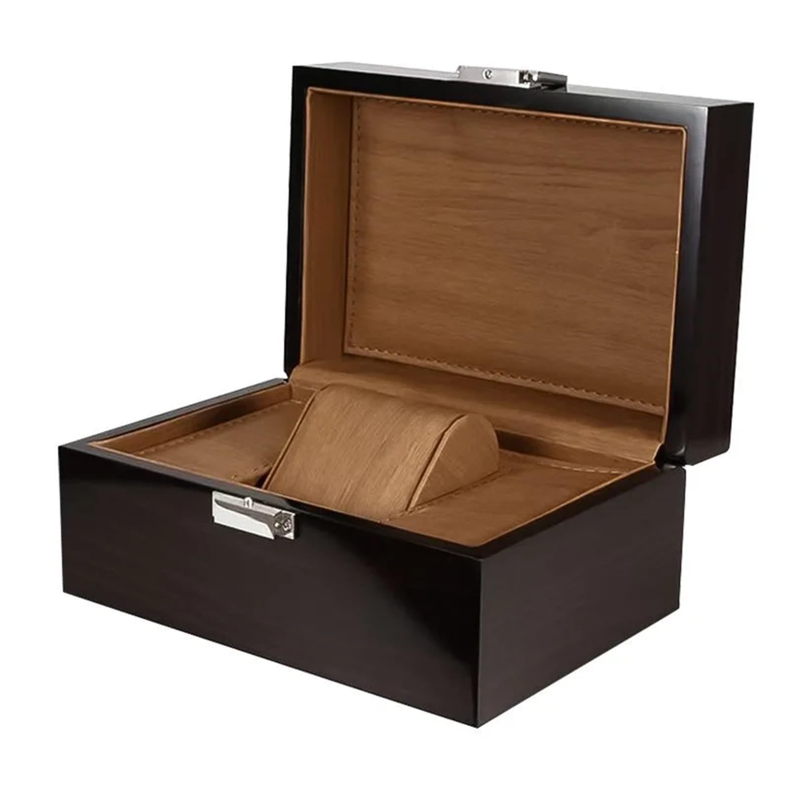 LPATEBCVU Solid Wood Watch Box Wooden Lacquered Watch Case Suitable for Storing Various Watches, Necklaces