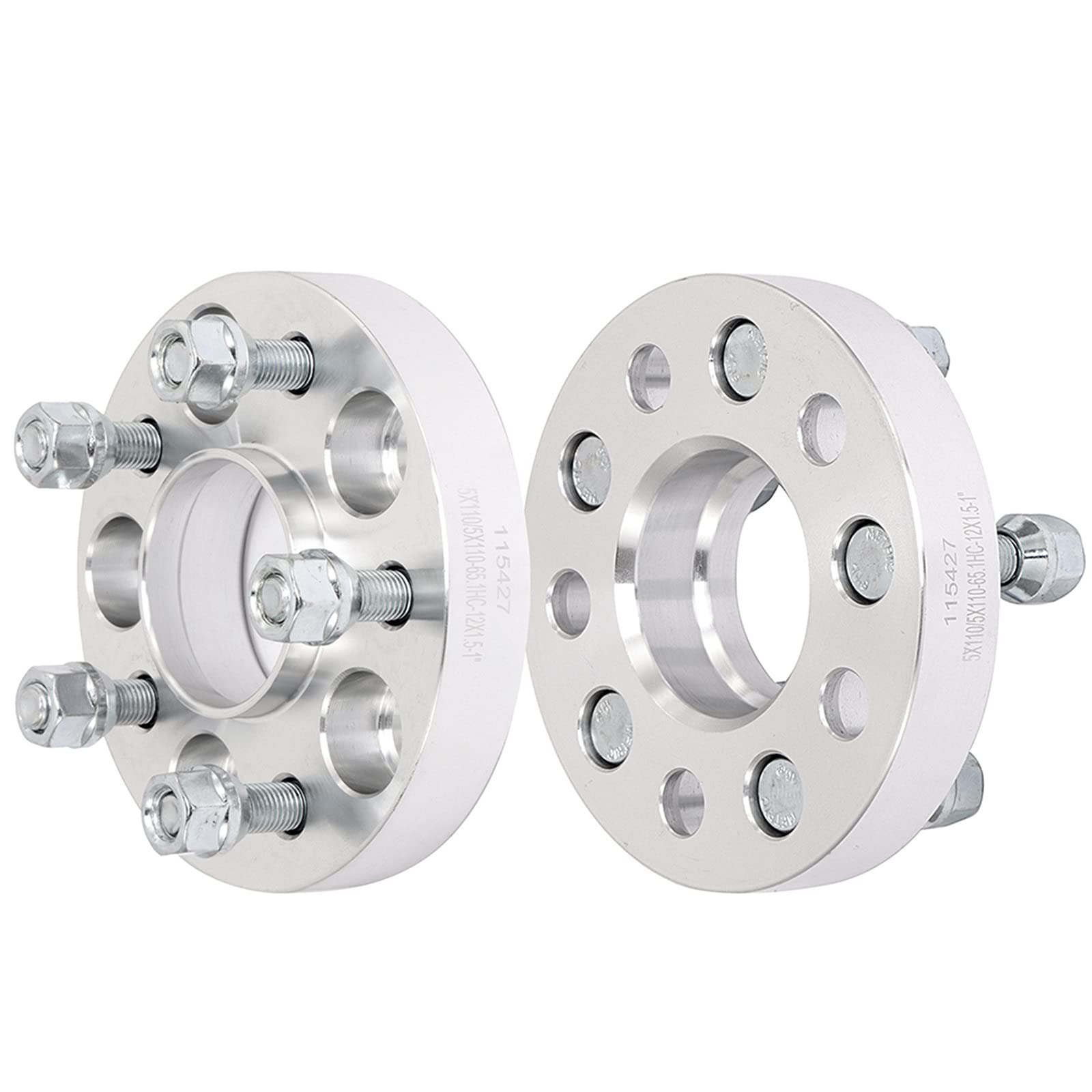 SCITOO 2Pcs 5x110 Wheel Spacers 1 inch for Chevy/for Pontiac