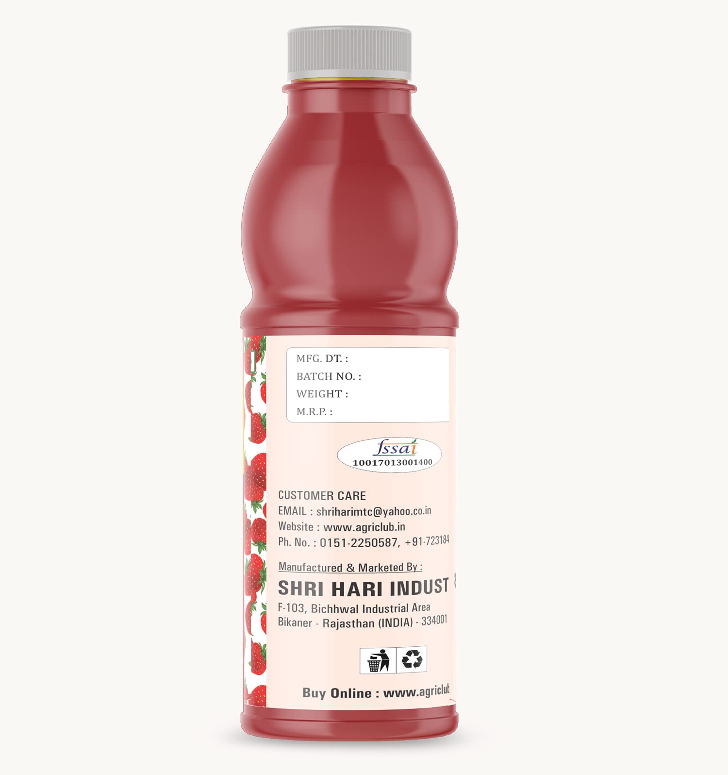 Agri Club Strawberry Crush 1 LTR - Image 3 thumbnail