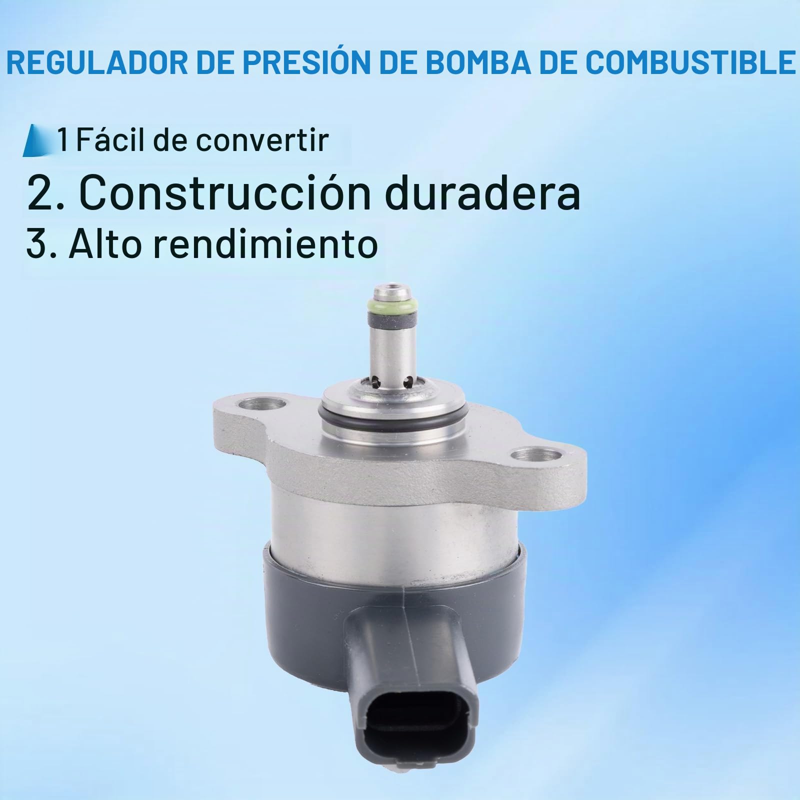 Válvula reguladora de presión Common-Rail System Sensor de presión de combustible Regulador de presión de combustible Reemplazo para C4 C5 C8 Berlingo Dispatch Scudo I Ulysse 206 306 406 806