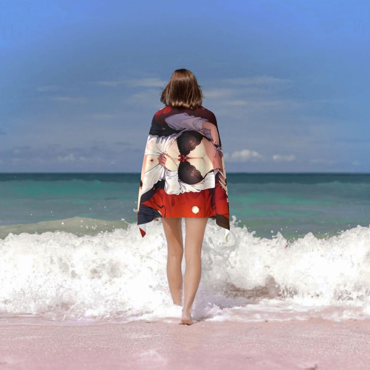 Amazon｜リコリス・リコイル バスタオル マイクロファイバー 高速吸水