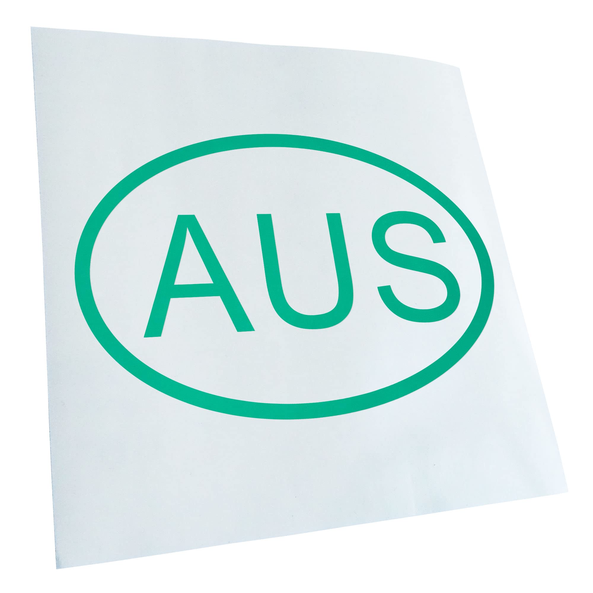 Kiwistar - Car Sticker - Turquoise - 50 x 33 cm Australia AU - Rear Window Car Sticker Weatherproof for Car Truck Moped Truck - Sticker Exterior Self-Adhesive Tuning Accessories for Window Vehicle