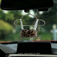 Cute Swinging Bra Car Hanging Ornament, Rear View Mirror Hanging Accessories, Funny Lingerie Pendant for Car Interior Decor Gifts for Women Men - Baowen