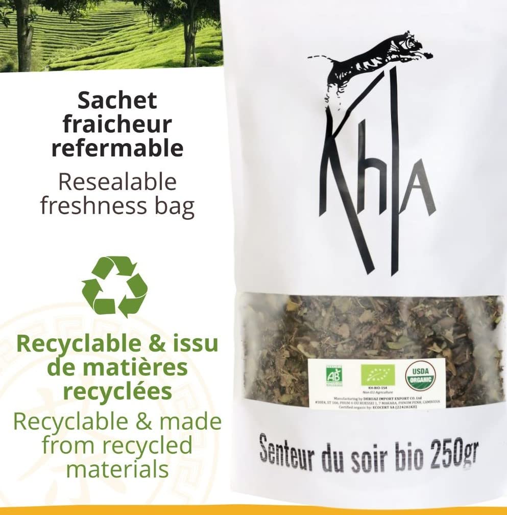 Senteur du soir Thé blanc bio regaliz 250 g Agriculture écologique KHLA