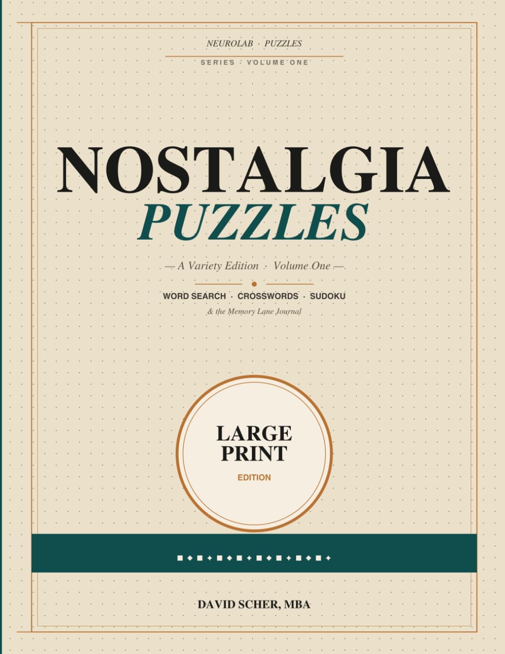Neurolab Puzzles: Nostalgia Puzzles - Word Search, Crosswords, Sudoku & the Memory Lane Journal
