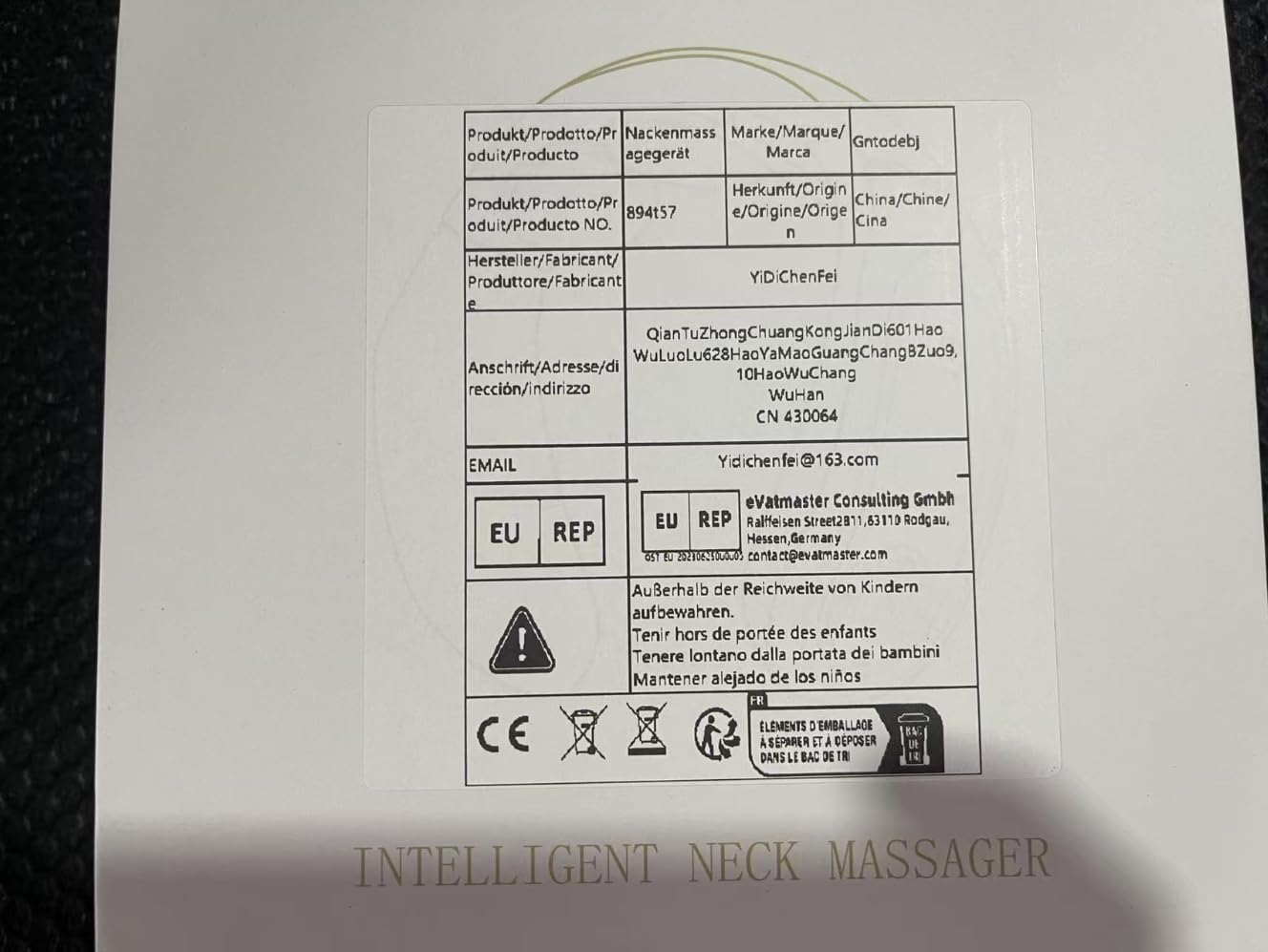 Masajeador Cuello Cervical, 15 Niveles De Intensidad Masajeador Eléctrico | 3 Niveles Calefacción A Temperatura Constante, 4 Modos De Masaje Por Pulsos, Para El Cuello Y