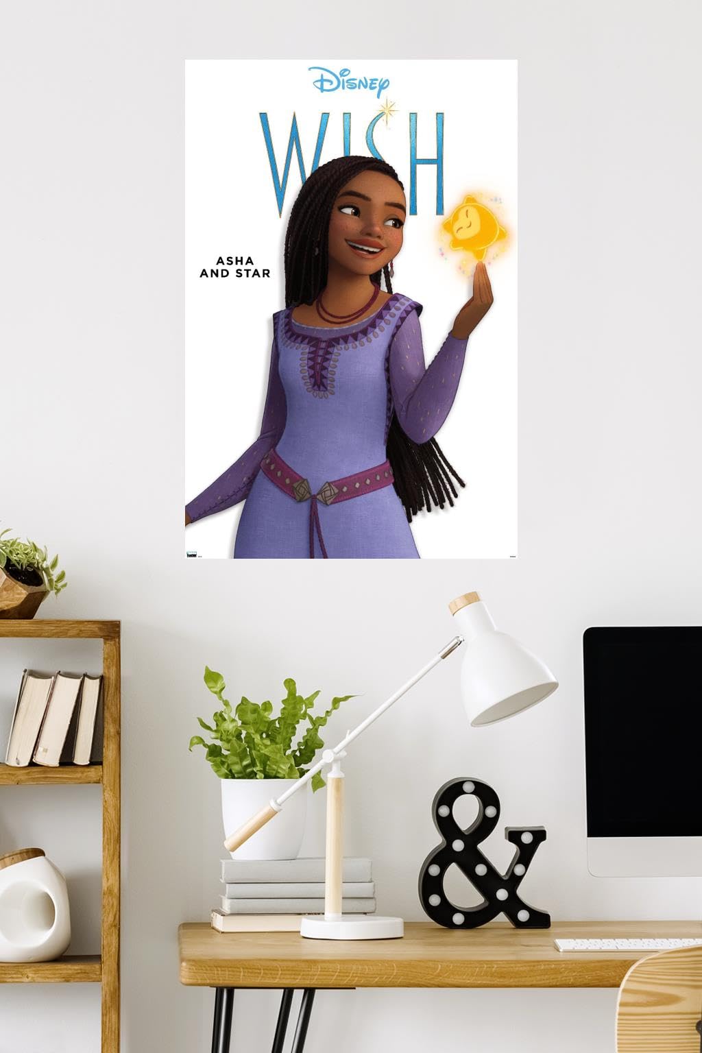 Trends International Disney Wish - Asha Feature Series Wall Poster, 34L x 22.4W, Unframed Version