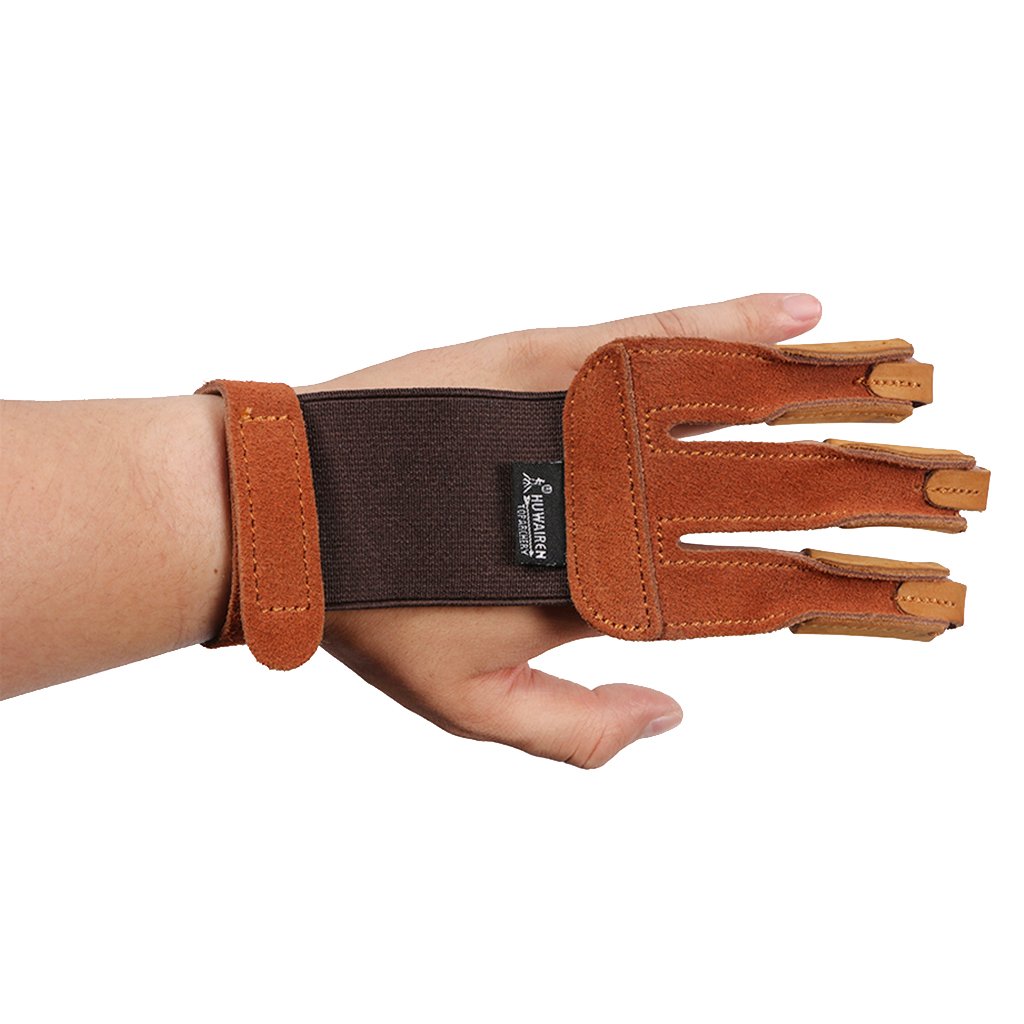 Gazechimp Gants à Doigts Support à Main pour Activité Chasse Tir à Arc Accessoire
