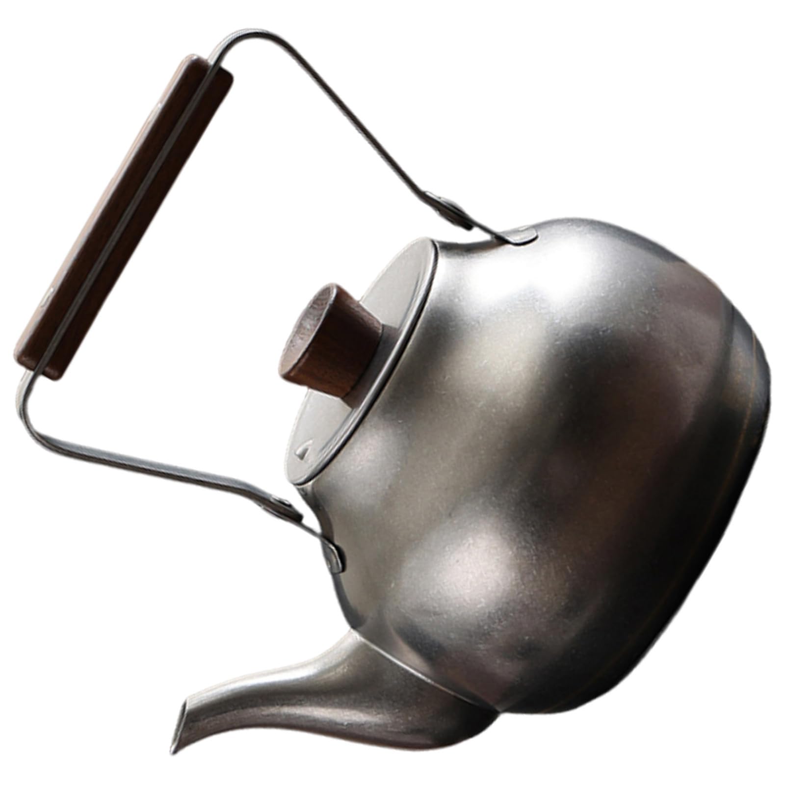 jojofuny Théière en Acier Inoxydable 1l avec Filtre Amovible, Chauffage Rapide et Uniforme, Facile à Nettoyer, pour Infusion de Thé à Domicile