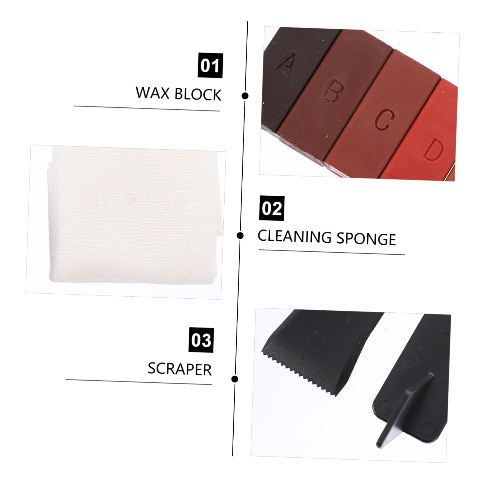 1juego Kit De Reparación De Suelos y Muebles Herramientas De Restauración y Mantenimiento Para Suelos Parquet Accesorios De Restauración Inalámbricos