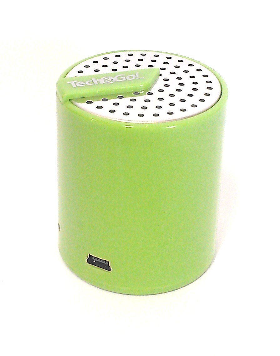 Tech and Go Splash Mini Rechargeable Portable Speaker Green