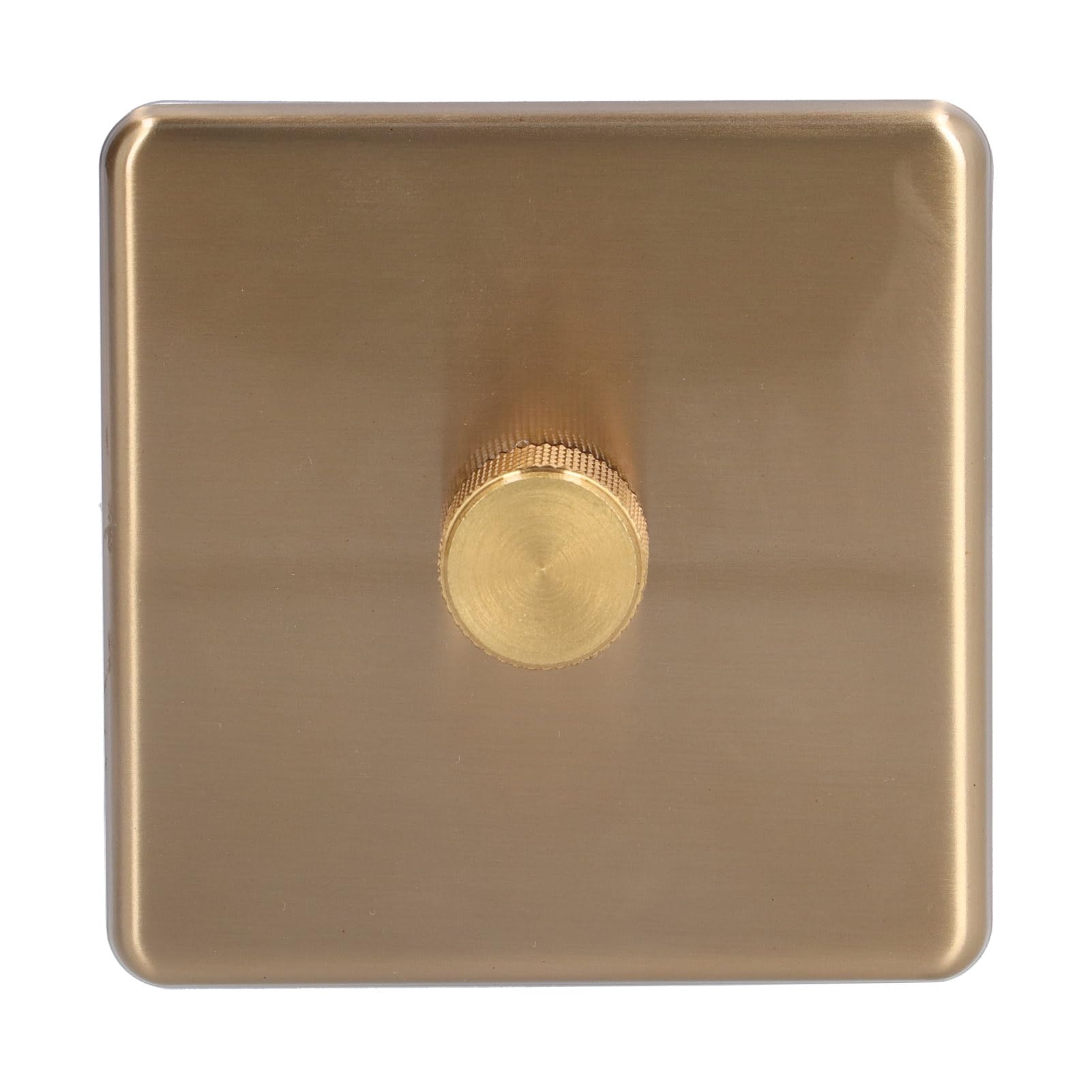 Interruttore Dimmer Regolatore Luce Ottone Spazzolato AC220V per Uso Domestico Ambiente Casa