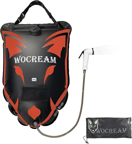 CyConncet Wolf-Head douche solaire à sac 25 litres