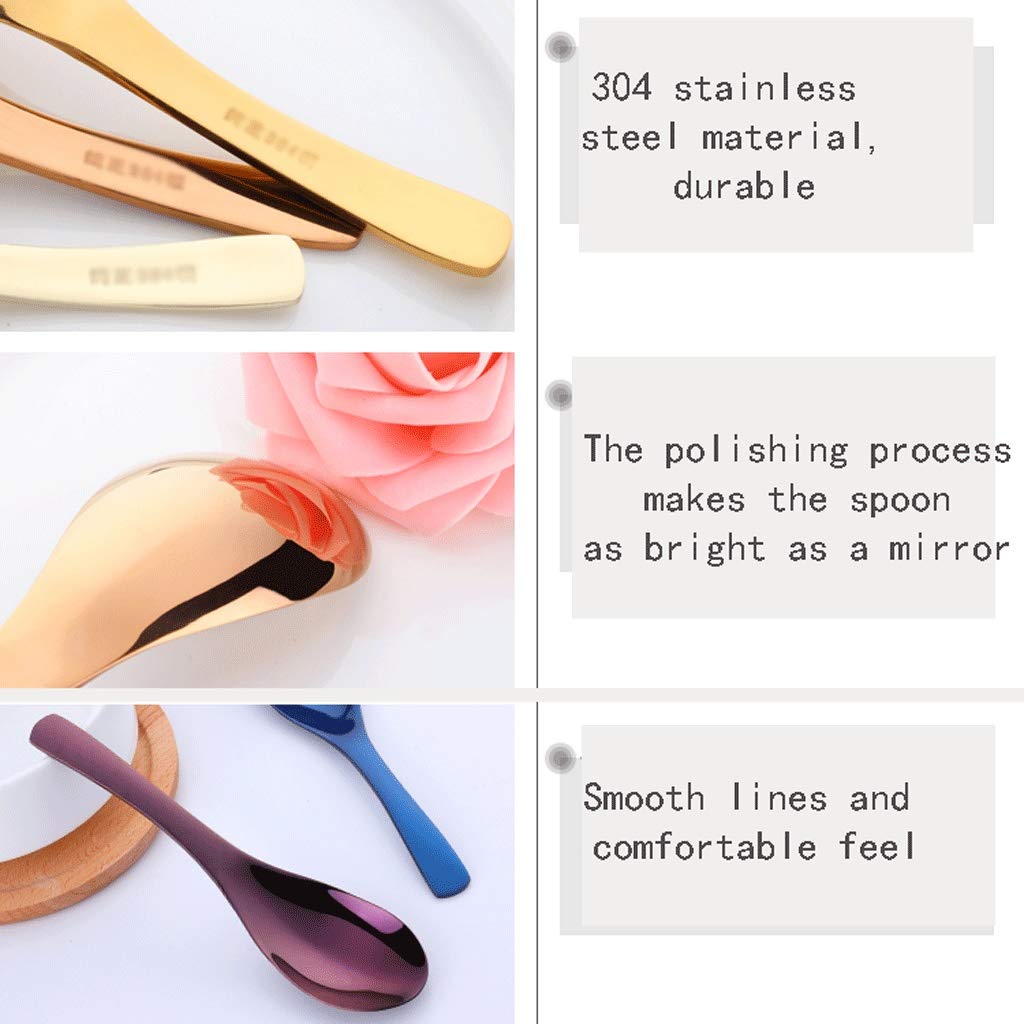 Set De 4 Cuillères En Acier Inoxydable Suspendues Pour Café, Thé