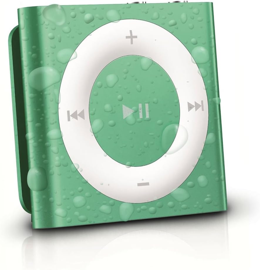 AudioFlood Latest Generation Green Apple iPod Shuffle waterproofed