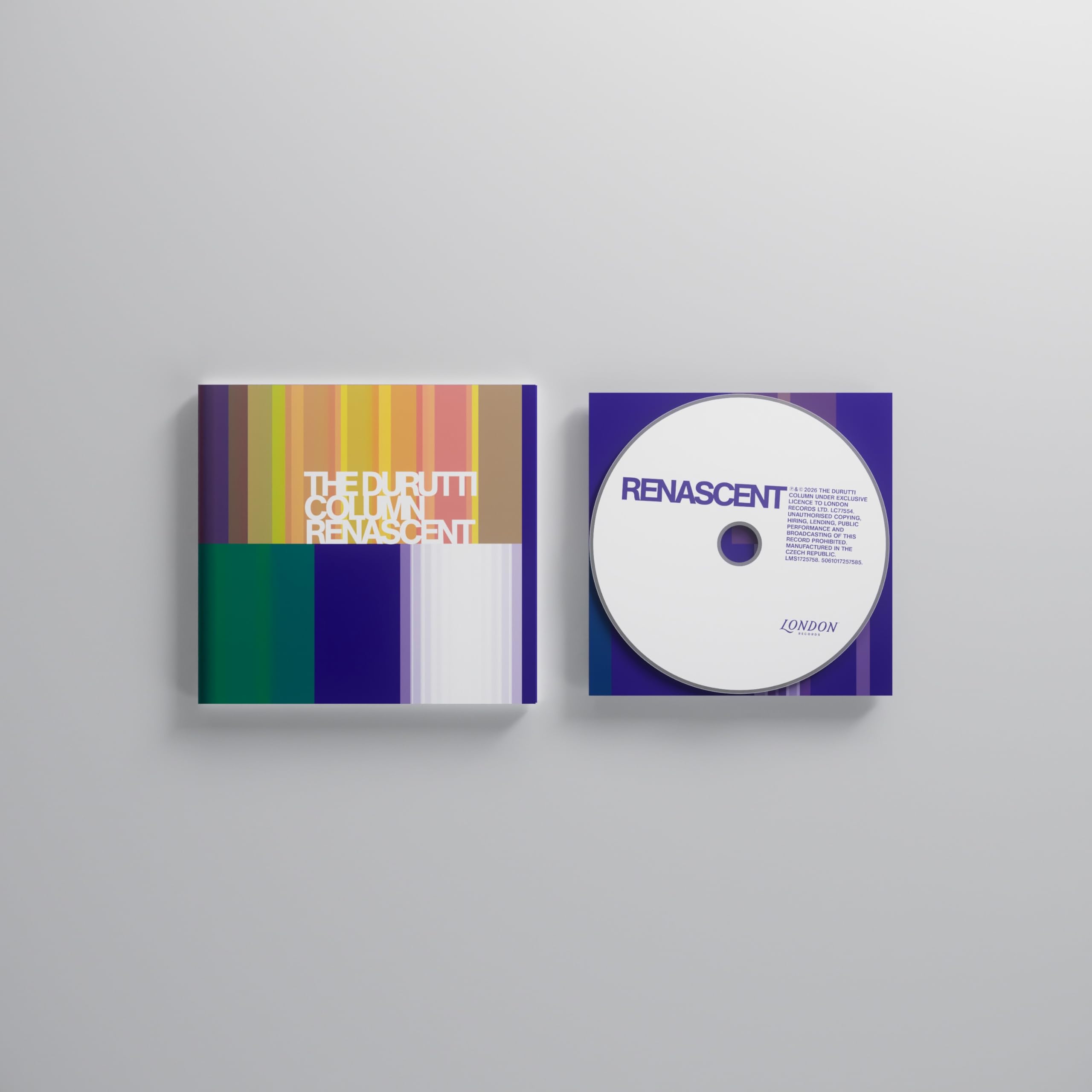 Durutti Column Renascent CD Europe London 2026 CD in Digisleeve w - PRESALE