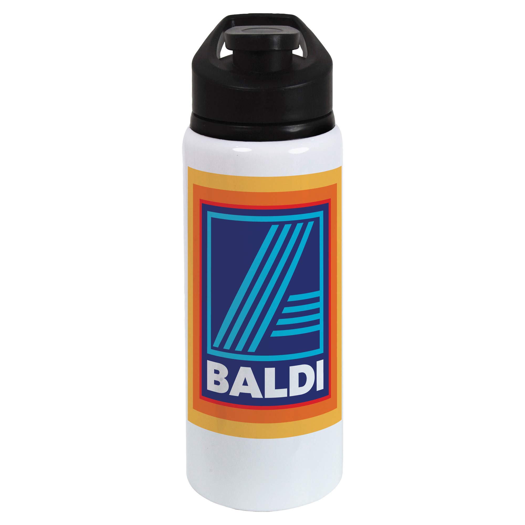 Kapow Gifts Baldi Sports Drinks Bottle Funny Gift For Him, Aluminium, 700 Ml