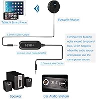 Vista 3 de BESIGN Aislante de ruido de bucle de tierra para audio de coche/sistema estéreo de casa con cable de audio de 3,5 mm