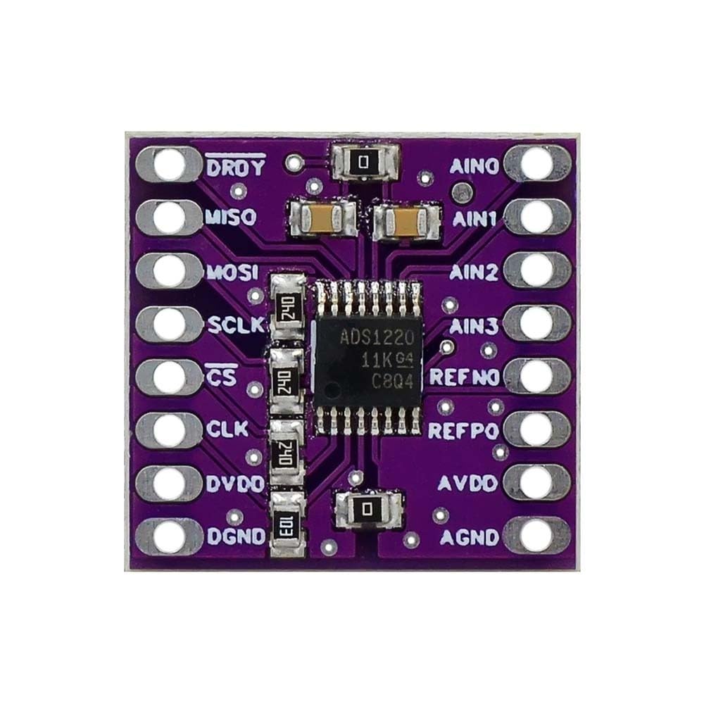 DONGKER Modulo ADC,DC 3V-5V ADS1220 24bit Convertitore Analogico Digitale Signal