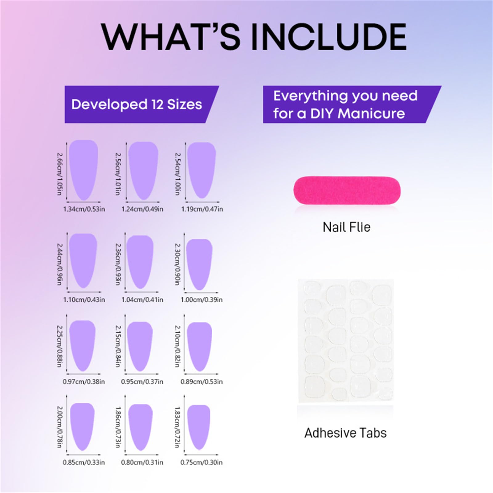 24 unghie finte a mandorla con perline lucide a forma di fiore, per manicure e nail art, facili da usare