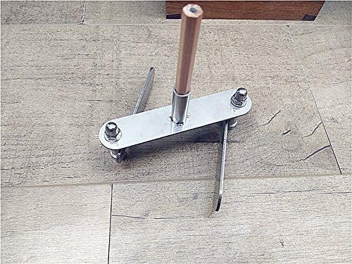 Miniatura 6 de TIPU Buscador de centro de marcado de 4 pulgadas, herramienta de línea central de marcado para carpintería (mediano)