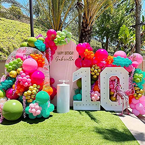 Image of Hot Pink Balloons,100 Pcs 5 Inch Mini Matte Latex Balloons for Balloon Garland Arch, Birthday Decoration, Wedding Party, Baby Shower Decorations