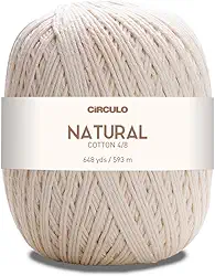 Barbante Barroco Natural 8 C/593 Metros Único