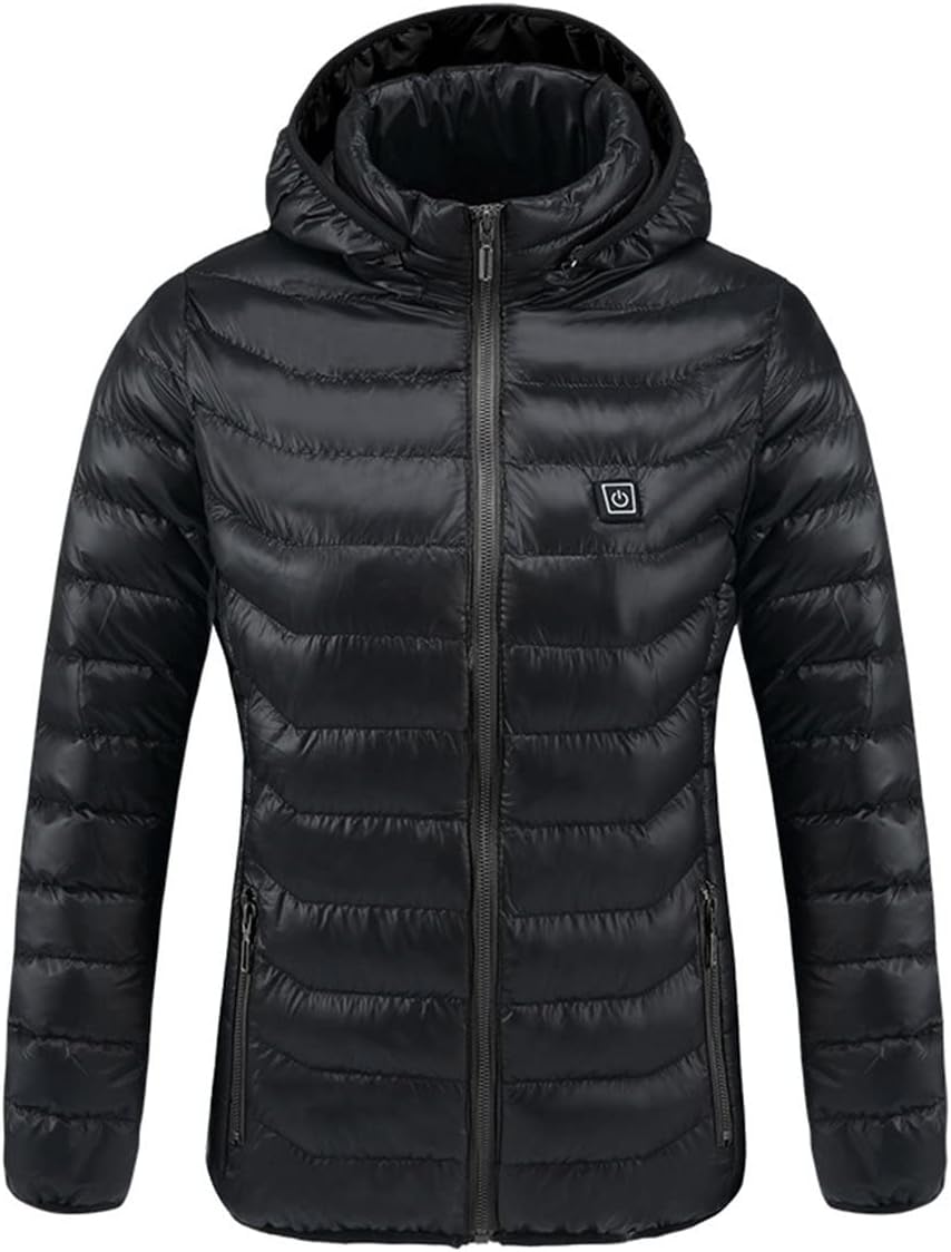 代引可 電気コート 電気コートusbヒーターベスト加熱ジャケット暖房冬の暖かい服女性サーマル屋外ジッパーパーカージャケット 黒 Xl 代引可 電気コート 電気コートusbヒーターベスト加熱ジャケット暖房冬の暖かい服女性サーマル屋外ジッパーパーカージャケット 黒 Xl