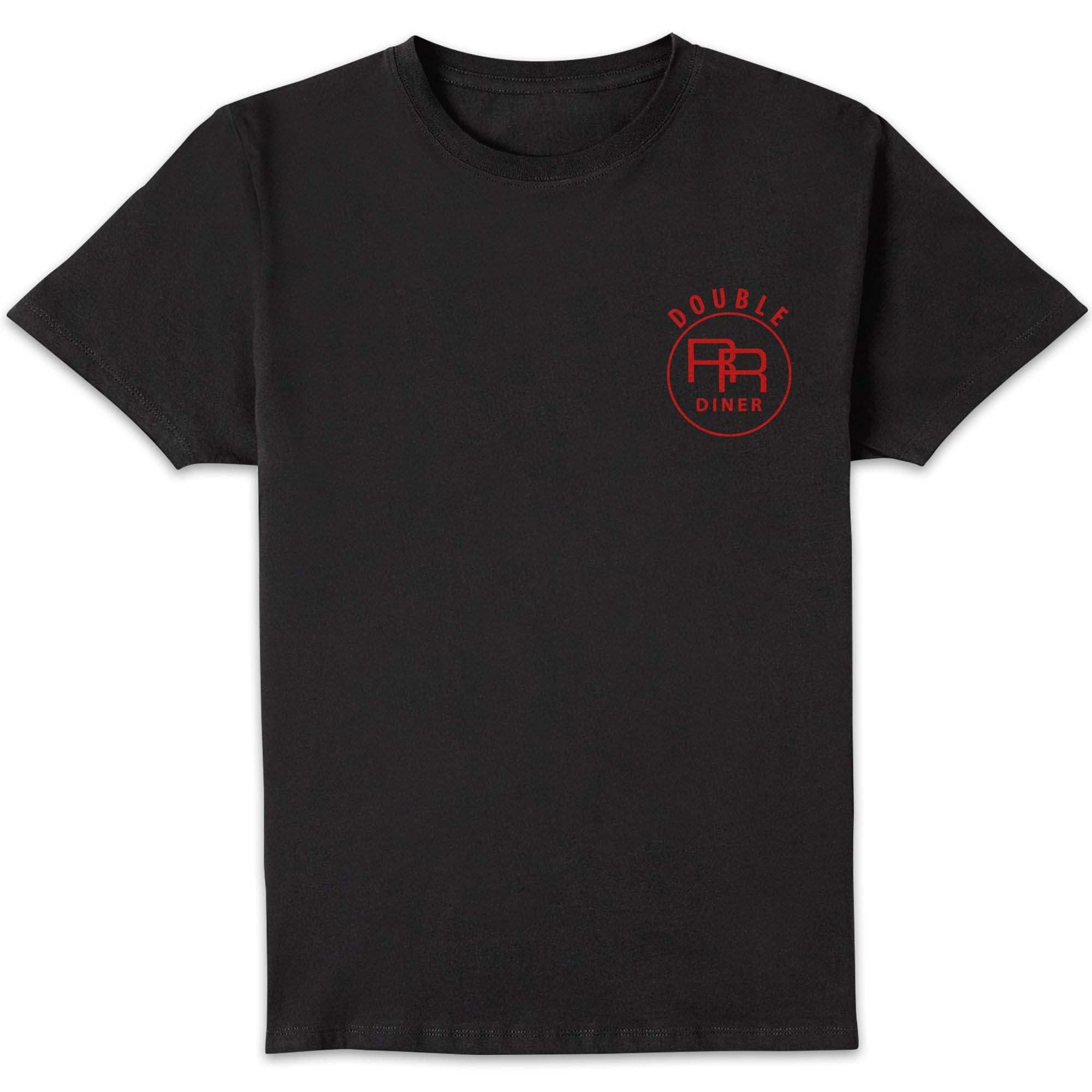Zavvi Unisex Multi Twin Peaks Double R Menu T-Shirt - Black Xxl