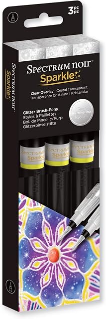 Spectrum Noir Sparkle (3PK) - Clear Overlay