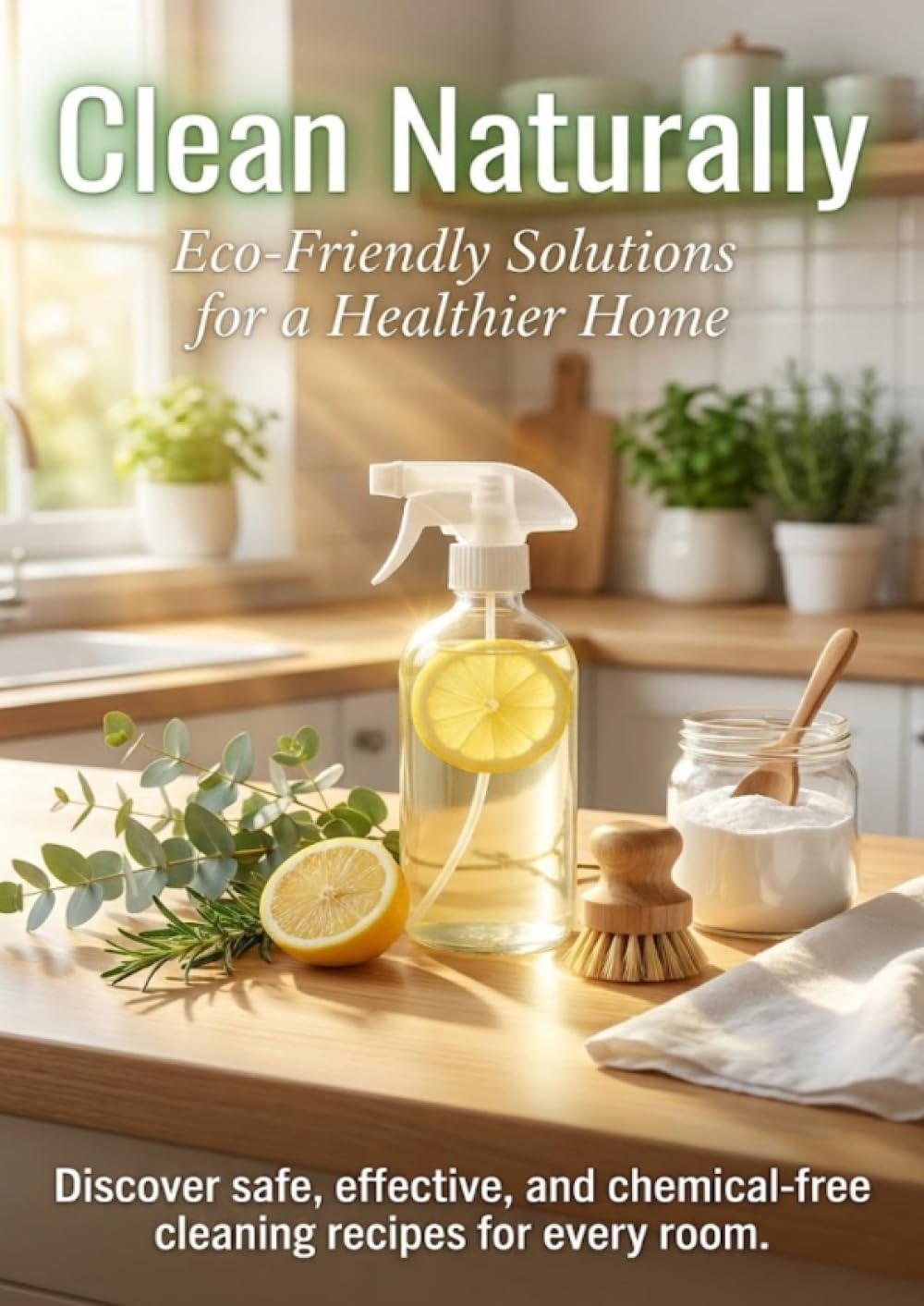 Clean Naturally: Eco-Friendly Solutions for a Healthier Home: Discover safe, effective, and chemical-free cleaning recipes for every room.
