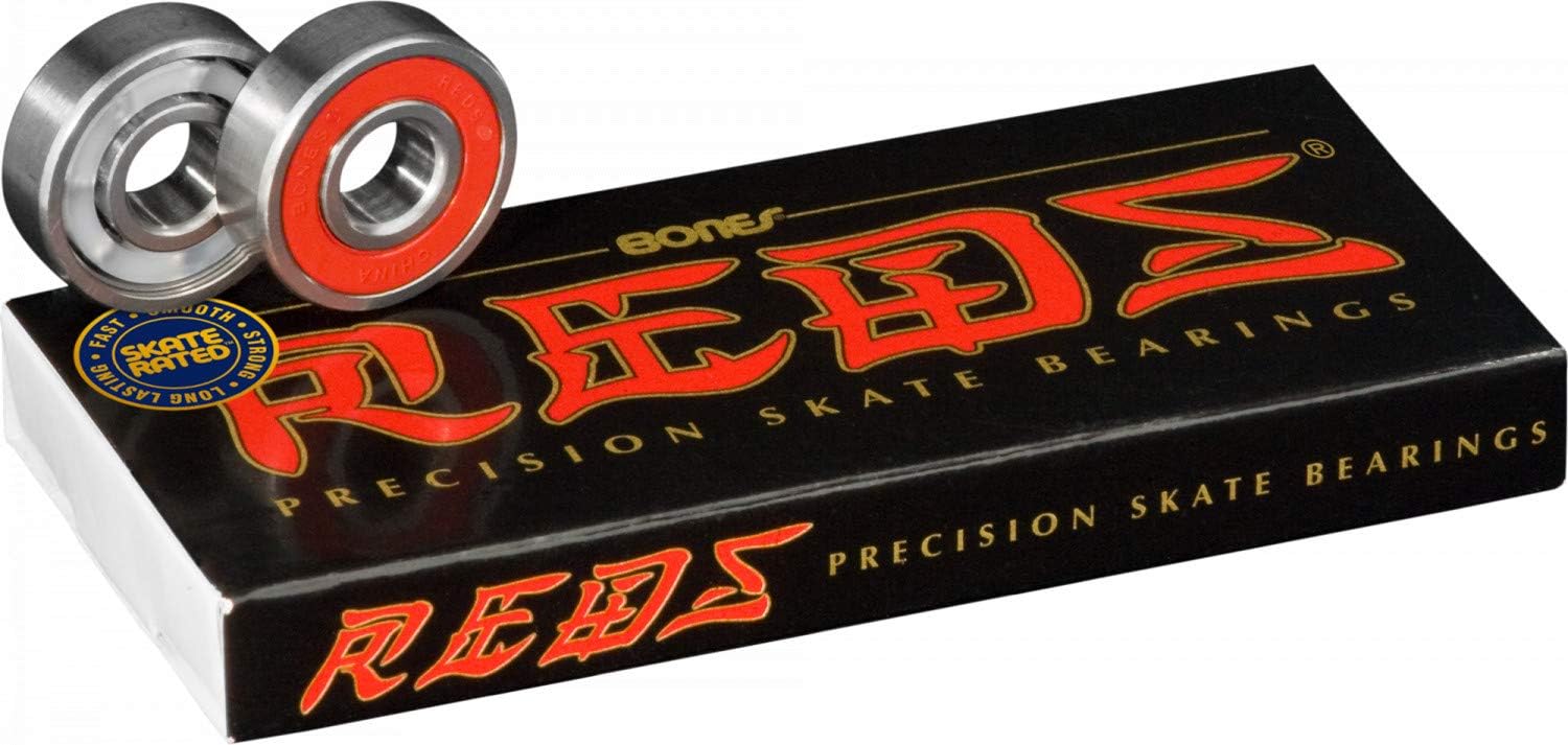 REDS Skateboard Bearings 8 Pack