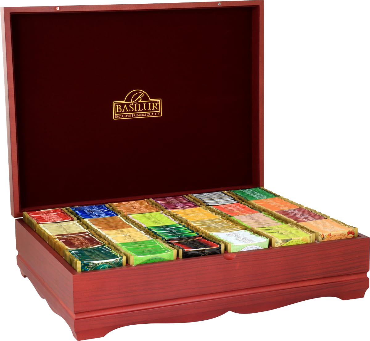 Handmade Gift Box - Assortment - 240 Enveloped Tea Bags - 24 Flavours